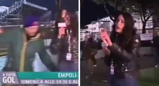 Giornalista molestata