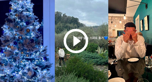 Lady Kim Min Jae: Il Natale in casa nostra è azzurro! | VIDEO