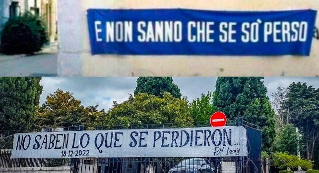 Argentina, Lanus replica Napoli: Non sanno cosa si sono persi fuori al cimitero | FOTO