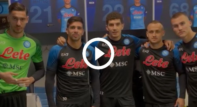 Mi raccomando, tieni duro: video messaggio da brividi dalla SSC Napoli per Frank Carpentieri | VIDEO