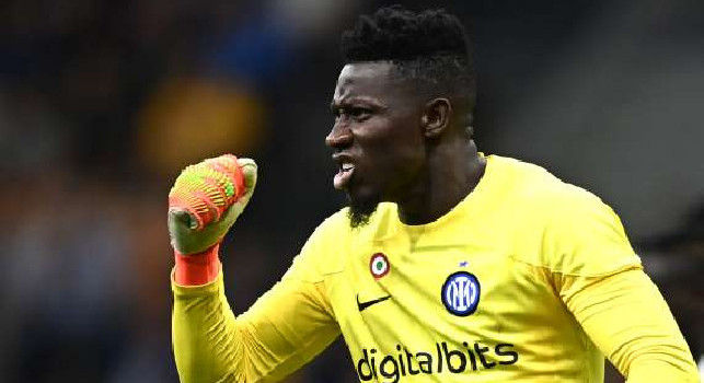 Napoli-Inter - Decimi di febbre per Onana, può saltare il match del Maradona