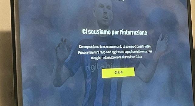 Disservizi durante Spezia-Napoli, arriva il comunicato ufficiale di DAZN