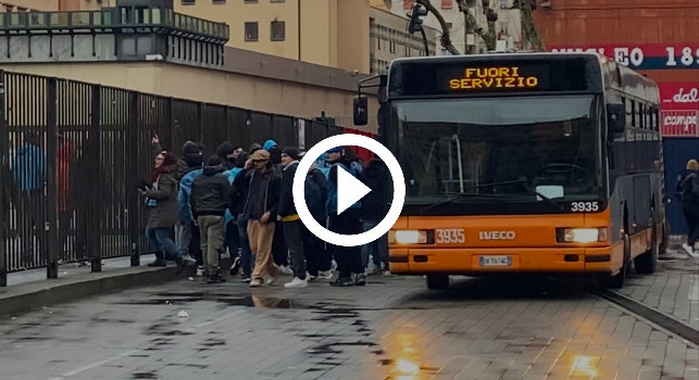 Sampdoria-Napoli, gli ultras azzurri arrivano così allo stadio | VIDEO CN24