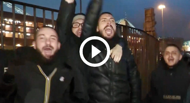 Siete ospiti! Invasione di tifosi azzurri a Genova: lo sfottò prima di Samp-Napoli | VIDEO CN24