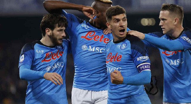 Salernitana-Napoli 0-1 dopo i primi 45 minuti: decide Di Lorenzo allo scadere