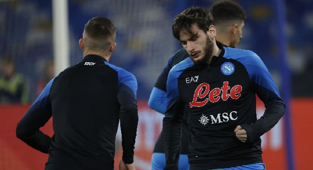 SSC Napoli, il report: novit&agrave; sulle condizioni di Kvaratskhelia, Demme torna in gruppo!