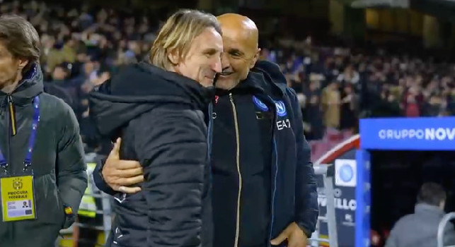 Salernitana-Napoli - Saluto caloroso tra Nicola e Spalletti prima del match | FOTO