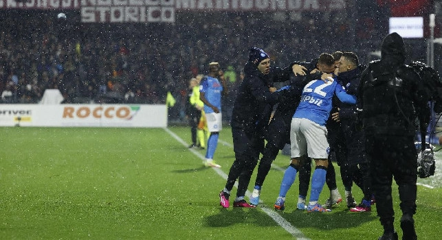 L'esplosione della panchina azzurra e la gioia di Osimhen: le emozioni di Salernitana-Napoli 0-2 | FOTOGALLERY CN24