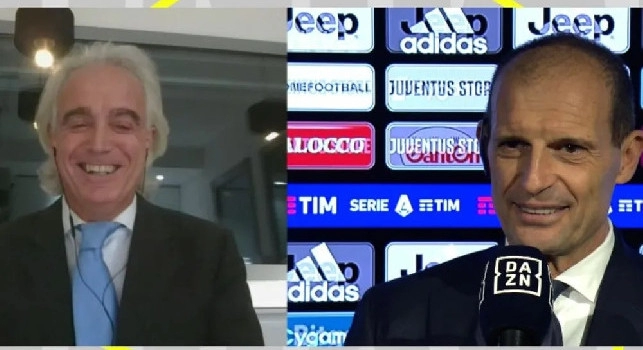 Siparietto Allegri-Grassani: Complimenti per la cravatta azzurra! Con ironia dico la verità