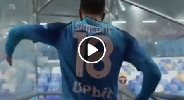 Simeone esultanza Napoli Roma