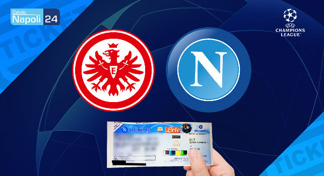 Eintracht-Napoli, biglietti settore ospiti in vendita da domani: prezzo e dettagli