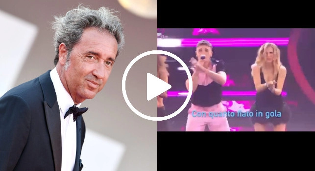 Terzo scudetto Napoli, Paolo Sorrentino riscrive la canzone di Lorella Cuccarini: L'azzurro ti consola | VIDEO