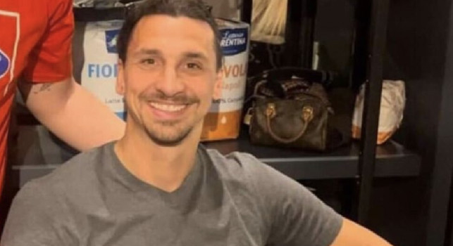 Ibrahimovic a Napoli in queste ore, spunta lo scatto: il motivo