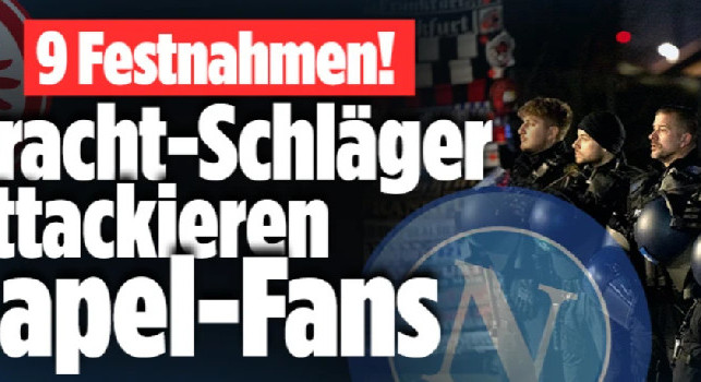 Bild tifosi Eintracht-Napoli