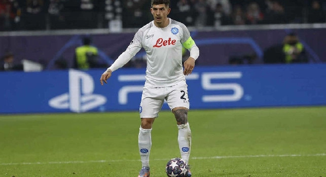 Napoli-Atalanta 0-0: ammonito Ruggeri per fallo su Di Lorenzo
