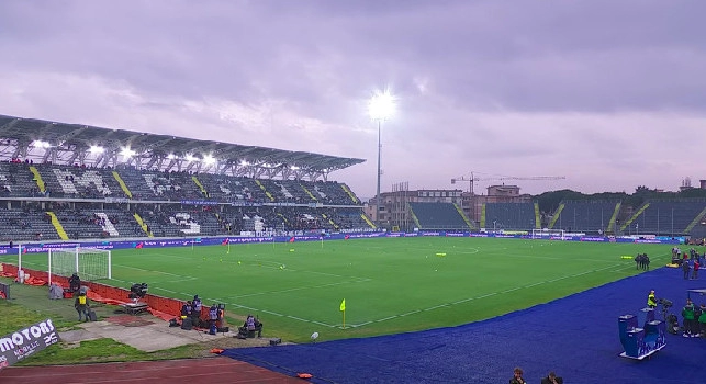 Empoli-Napoli, previsti pi&ugrave; di 12mila spettatori al Castellani