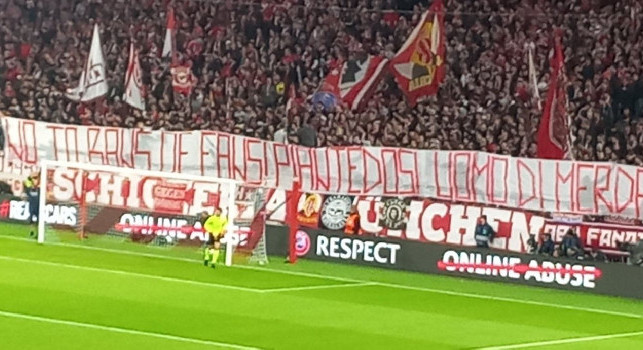 striscione bayern monaco