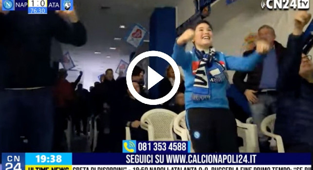 Gol Rrahmani Napoli-Atalanta, l’esultanza live dal Club Napoli Nola | VIDEO CN24