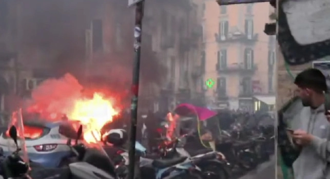 Dalla Germania: Vergogna Champions a Napoli, i tifosi del Francoforte vandalizzano la città