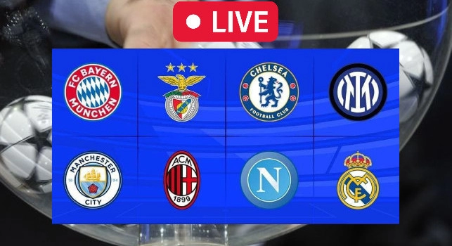 Sorteggi Quarti Champions League 2023
