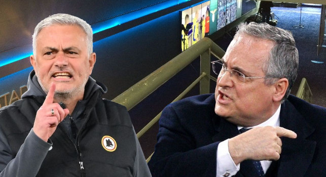 Che ca*** guardi? Io sono il presidente della Lazio furiosa lite Mourinho-Lotito negli spogliatoi al fischio finale