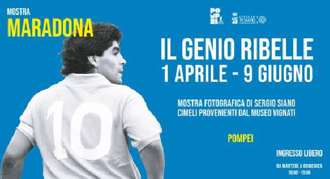 Maradona, il genio ribelle: la mostra a Pompei dal 1 aprile