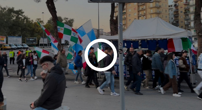 Italia Inghilterra, ecco le immagini dal Maradona a 2 ore dal match! | VIDEO CN24