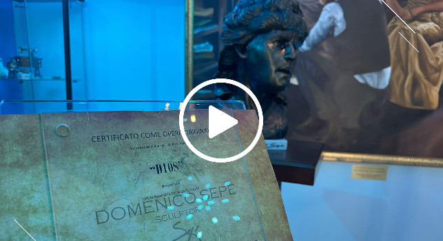 Statua Maradona, il volto di D10S trova una nuova casa | VIDEO CN24