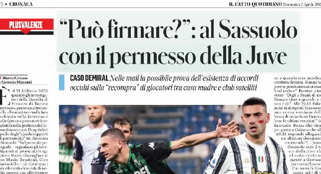 Juventus Sassuolo Demiral Il Fatto Quotidiano