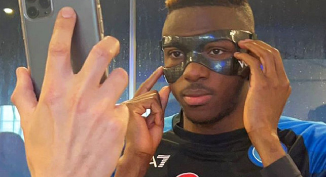 Nuova maschera per Victor Osimhen: tutti i dettagli | FOTOGALLERY