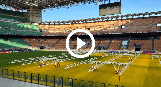 Milan Napoli, sta succedendo adesso a San Siro: guardate cosa stanno preparando! | VIDEO CN24