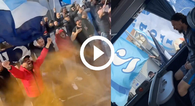 Ultras Napoli, gesto da brividi: blitz a Capodichino per sostenere gli azzurri! | VIDEO
