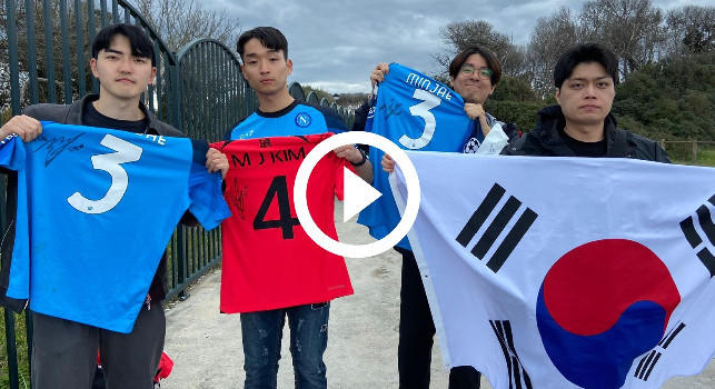 Dalla Corea del Sud a Napoli in 19 ore d'aereo: incredibile avventura di quattro tifosi di Kim! | VIDEO CN24