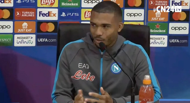 Juan Jesus in conferenza: Servirà cazzimma per passare il turno! Il Milan all'andata ha fatto polemiche, Napoli come il Brasile | VIDEO