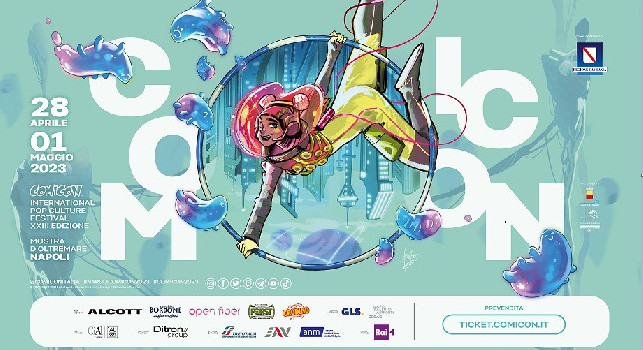 Comicon Napoli 2023, biglietti in vendita: Mirko Andolfo e Giorgio Cavazzano poster artist e magister