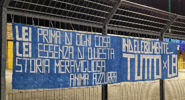 Striscione Napoli
