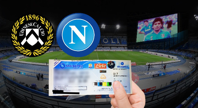 Ticketone - Udinese-Napoli: a breve nuovi biglietti disponibili! Ecco dove saranno i maxi-schermi, record con 112mila tifosi in coda