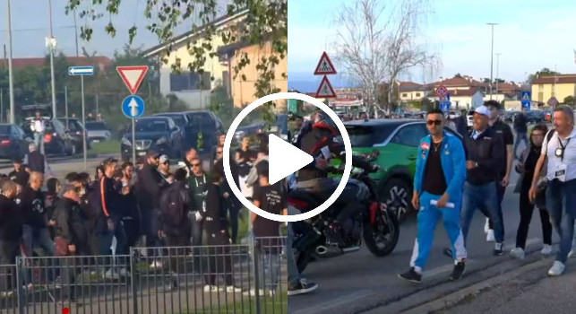 Ultras Udinese vs tifosi del Napoli