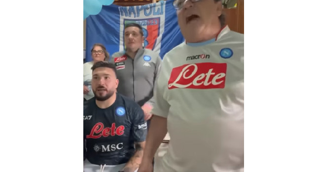 Napoli Campione d'Italia: la reazione di Malato Del Napoli | VIDEO