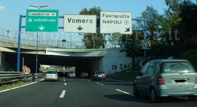 UFFICIALE - Napoli-Cagliari, cambia la viabilità in Tangenziale: dalle 21:30 svincolo Fuorigrotta chiuso al traffico