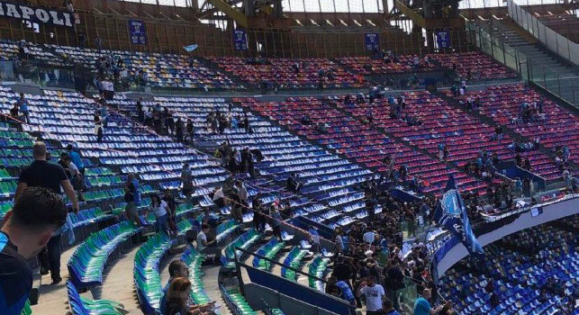 Coreografia Scudetto, in Curva A si prepara un enorme tricolore con il 3 | FOTO