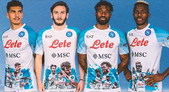 Maglia Face Game SSC Napoli a ruba: introvabili quelle di tre azzurri