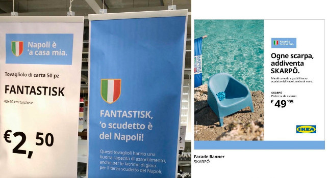 Ikea scudetto Napoli