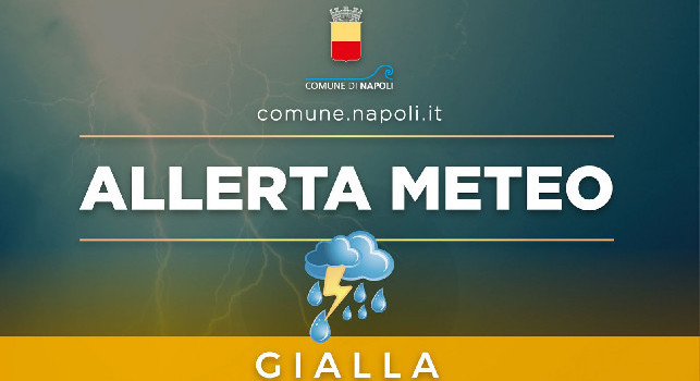 Maltempo in Campania: domani scatta l’allerta meteo gialla