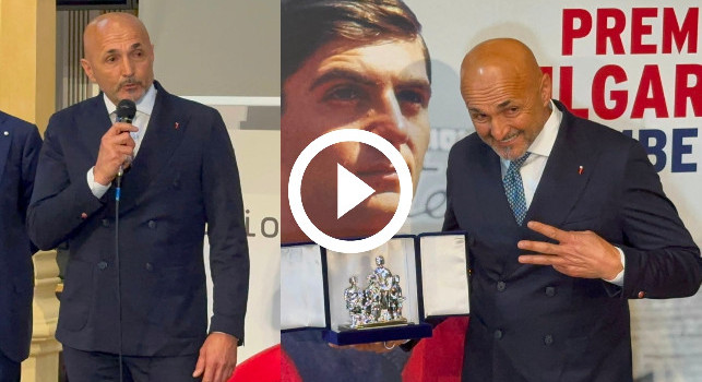 Premio Bulgarelli, Spalletti: Napoli ci ha insegnato che la gioia, l'allegria e la felicità non hanno confine | VIDEO CN24