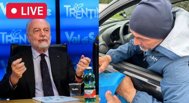 Spalletti a Castel Volturno, nel centro sportivo c'è ancora De Laurentiis! Incontro tra i due? | VIDEO CN24