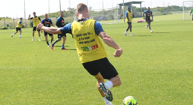 Allenamento Napoli