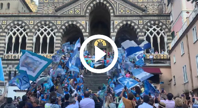 Scudetto Napoli festa ad Amalfi