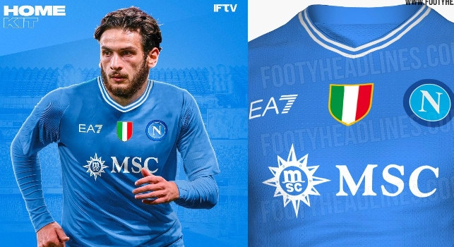 Nuova maglia SSC Napoli 2023-2024, Footyheadlines: addio a Lete, sarà ispirata alla stagione 1984-85 | FOTO