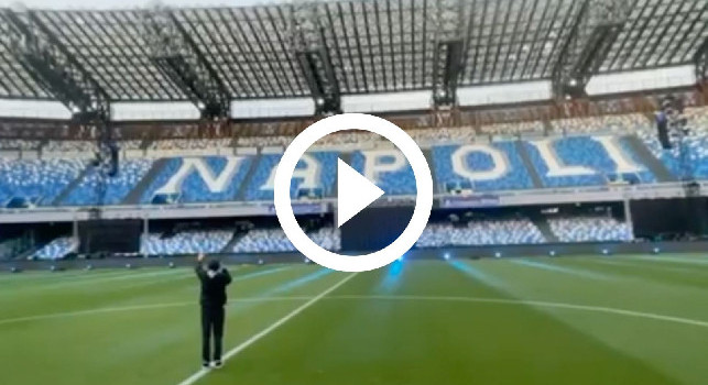 Nino D'Angelo e le prove al Maradona per stasera: Mi tra il cuore... | VIDEO